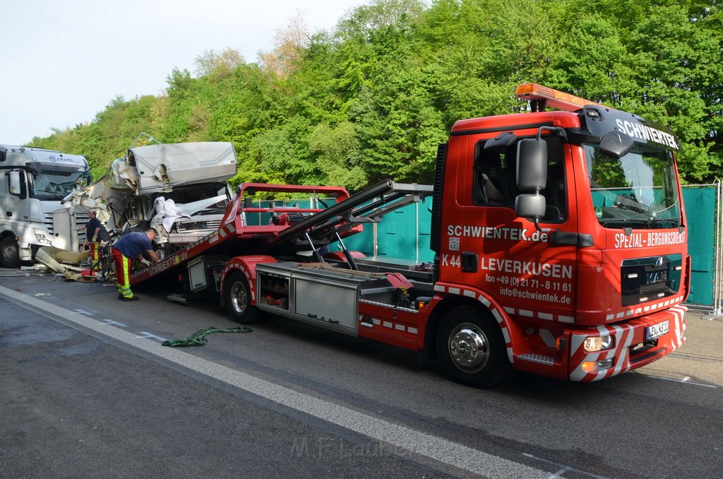 Wieder schwerer VU A 1 Rich Saarbruecken vorm AK Leverkusen P2170.JPG - Miklos Laubert